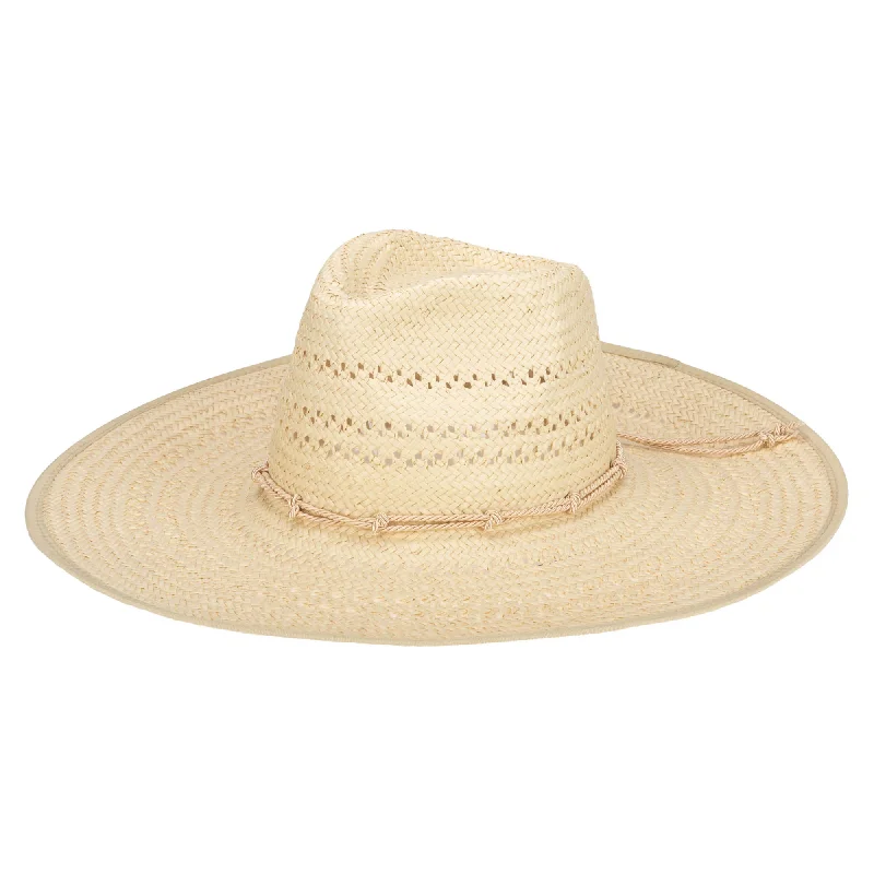 Womens hats for road trips-Nori Women's Wide Brim Rancher