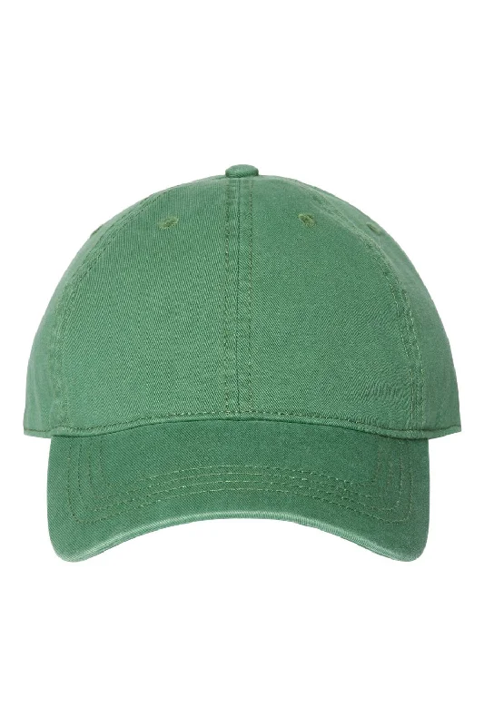 mens hats in deerskin-Cap America Mens Relaxed Adjustable Dad Hat - Green