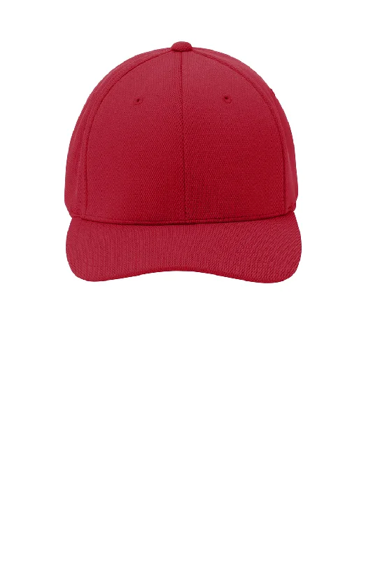 mens hats for penguin watching-Sport-Tek Mens Cool & Dry Moisture Wicking Stretch Fit Hat - True Red