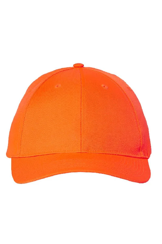 mens hats with reinforced crown-Kati Mens Adjustable Safety Hat - Blaze Orange