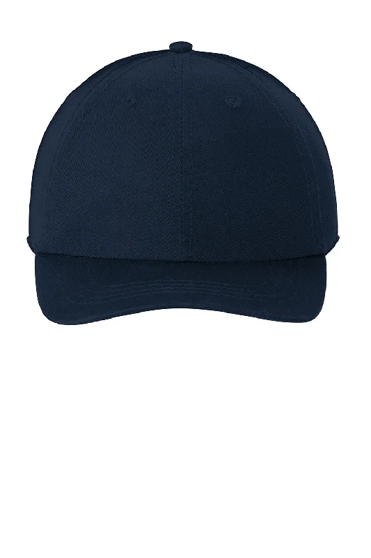 mens hats in nylon-Port & Company Mens Adjustable Hat - Navy Blue