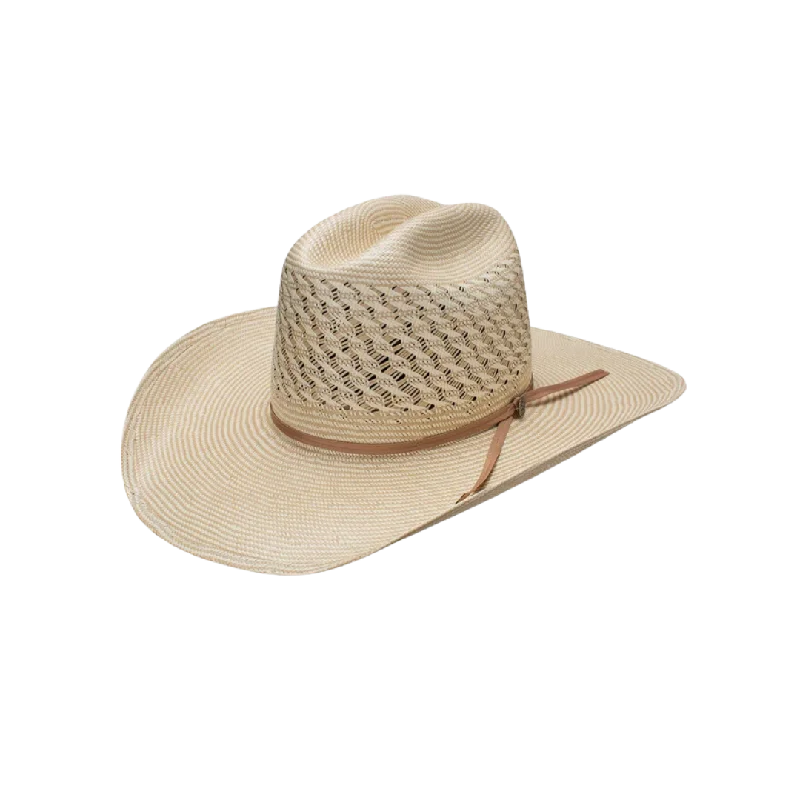 mens hats in chambray-Resistol Men's Ryder 20X Resistol Straw Hat