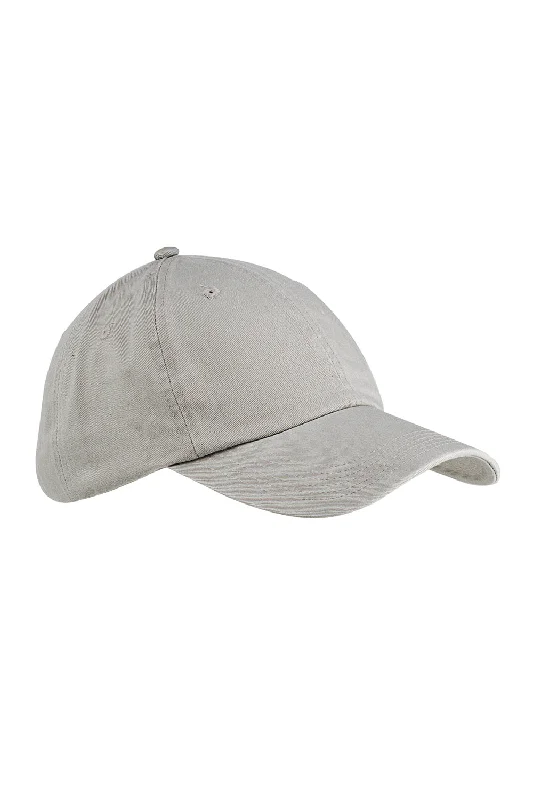 mens hats in pigskin-Big Accessories Mens Adjustable Hat - Stone