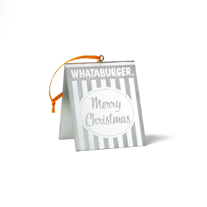 mens hats in bronze-Whataburger Table Tent Ornament