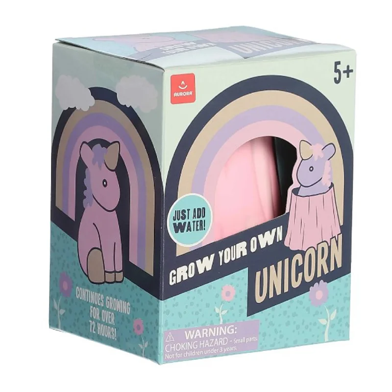 Beanies with soft colors-Aurora Toys Hatch & Grow Your Own Unicorn