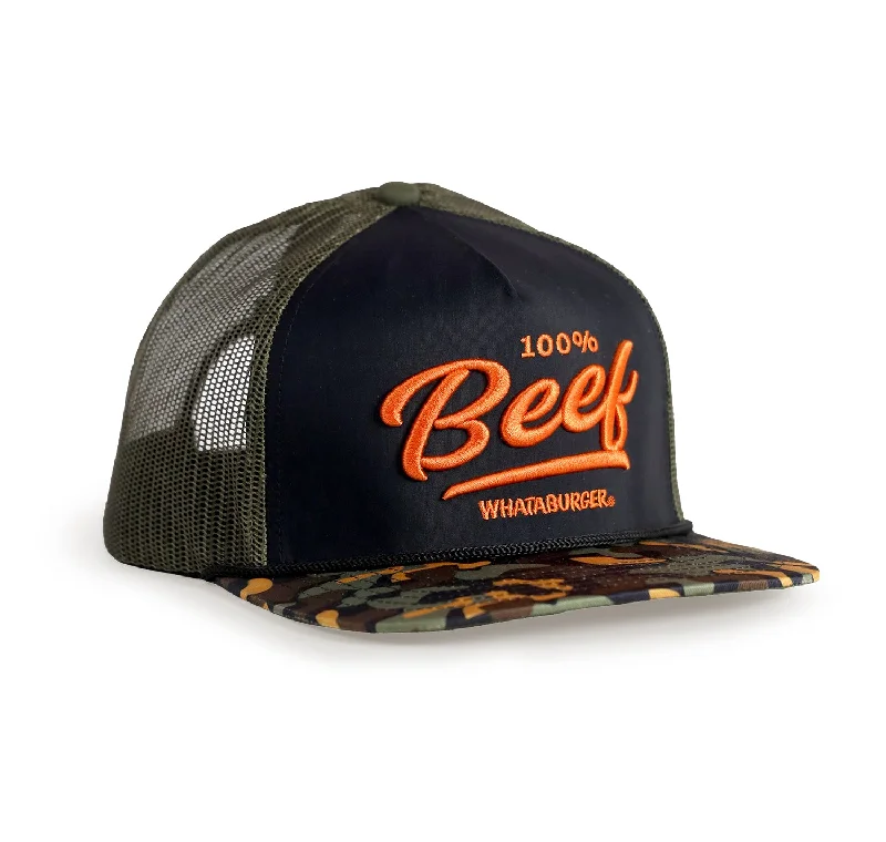 Beanies with cool patterns-100% Beef Staunch Collection Hat