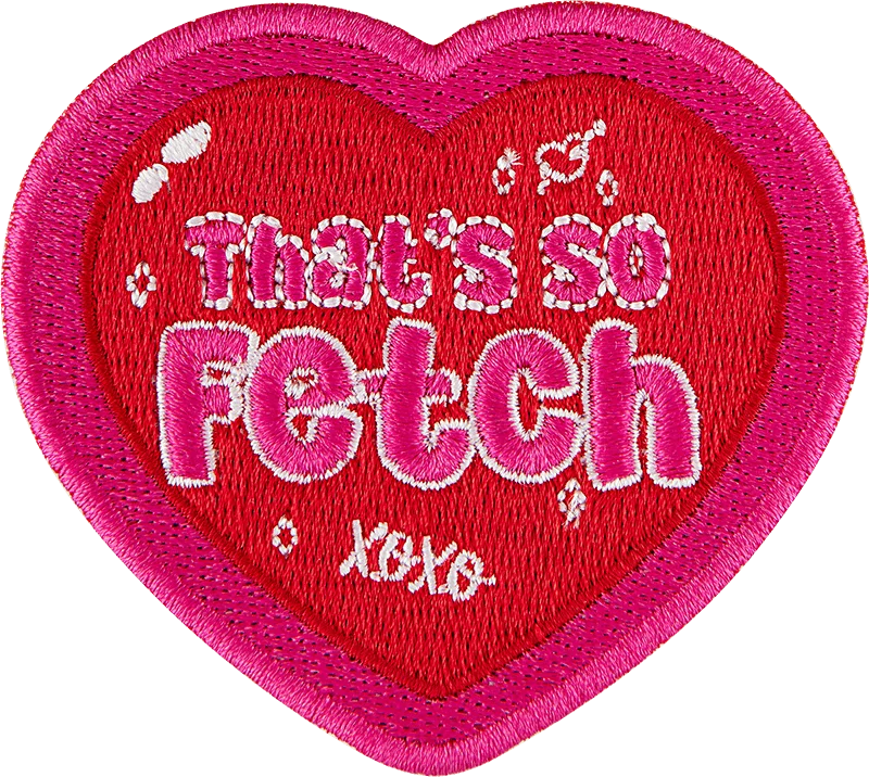 Plush headbands for cozy days-"That's so fetch" Patch