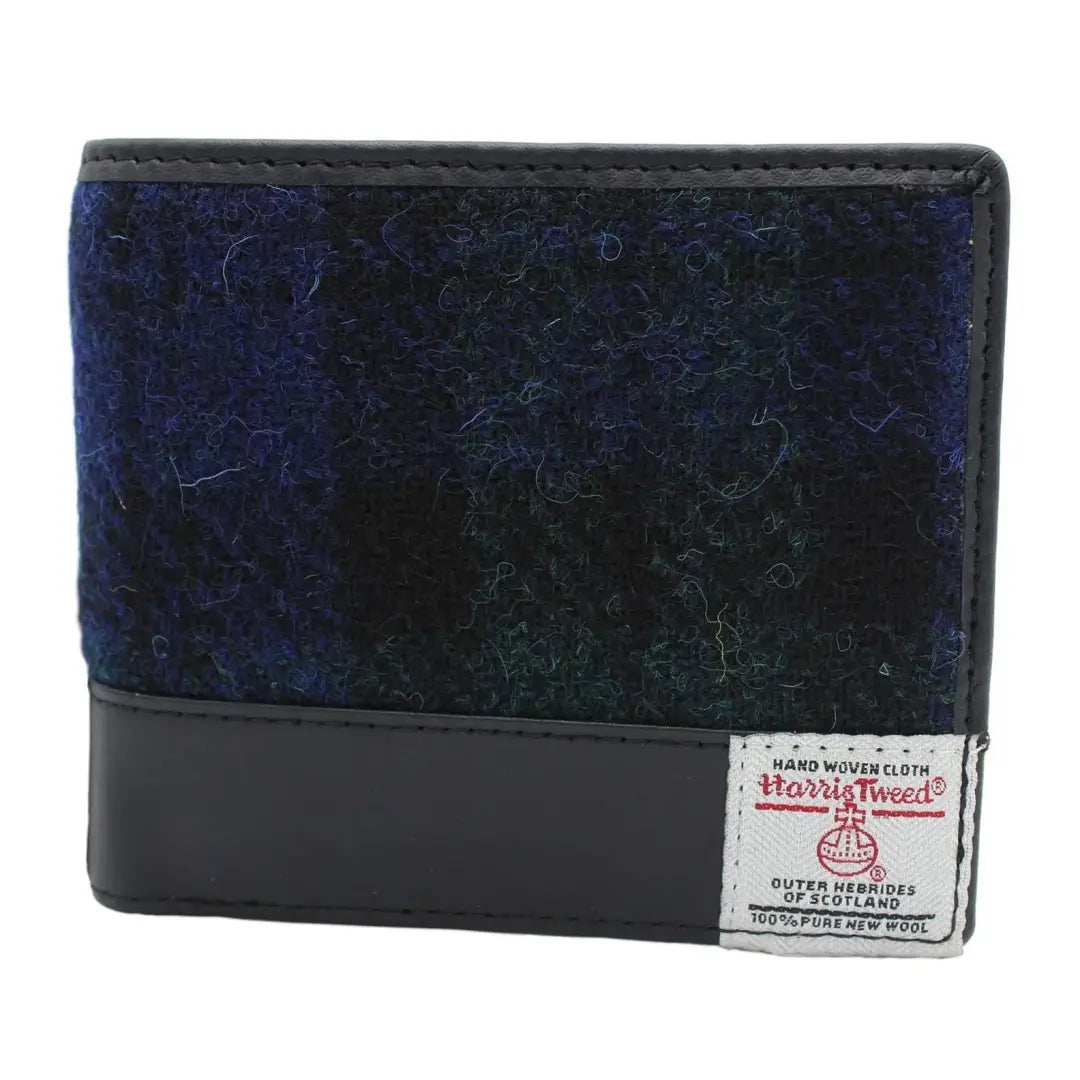 Beanies for winter camping-Harris Callum Harris Tweed Leather Wallet