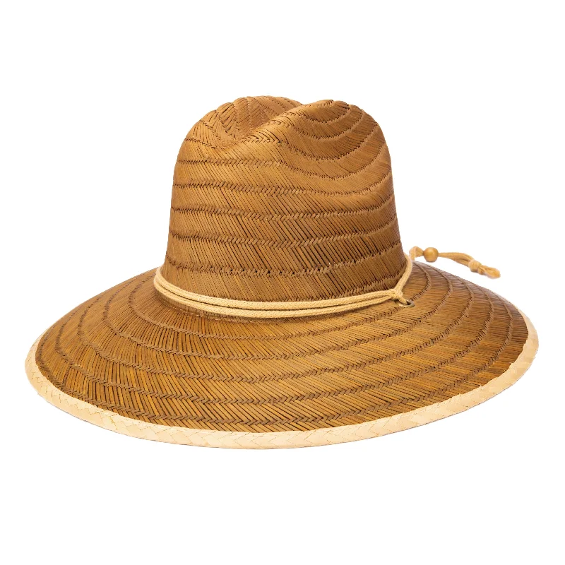 mens hats for canoeing-Men's Rush Straw Lifeguard