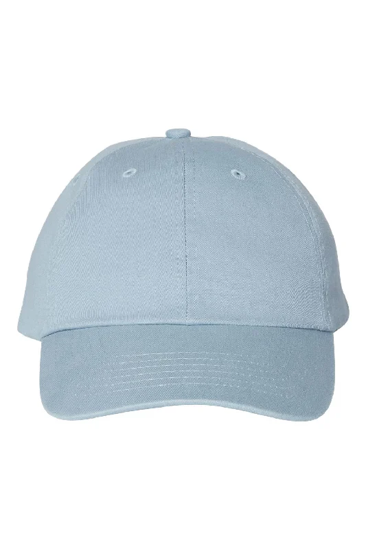 mens hats with faded design-Valucap Mens Adult Bio-Washed Classic Adjustable Dad Hat - Baby Blue