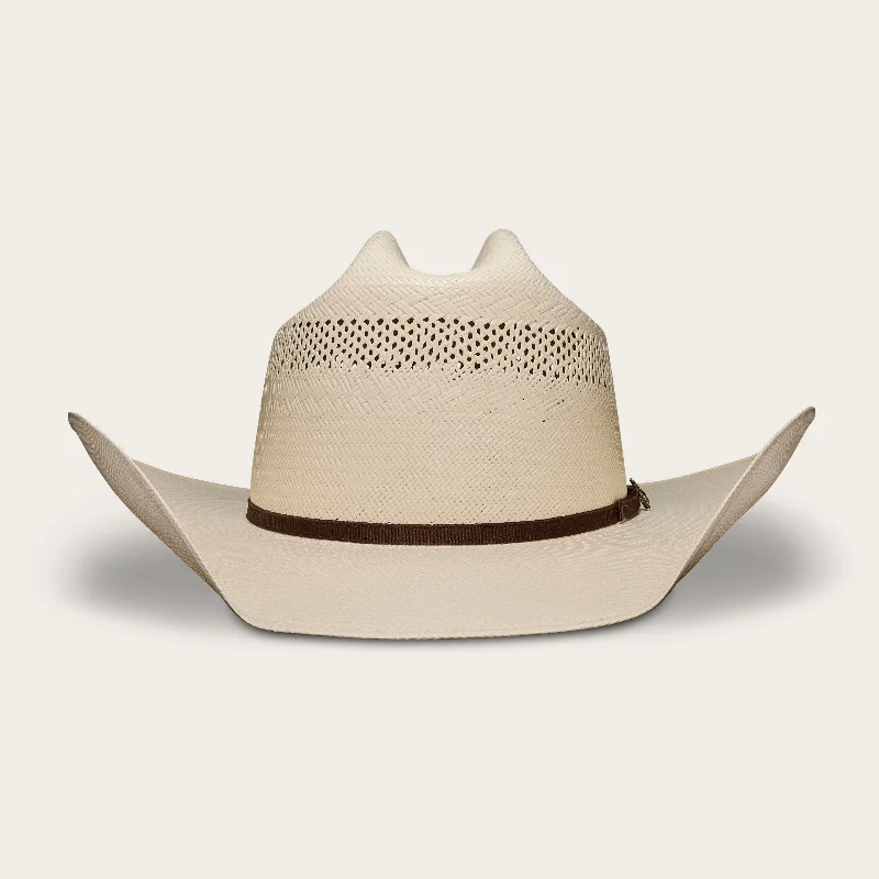 Cotton headbands for men-Cattleman Straw Cowboy Hat