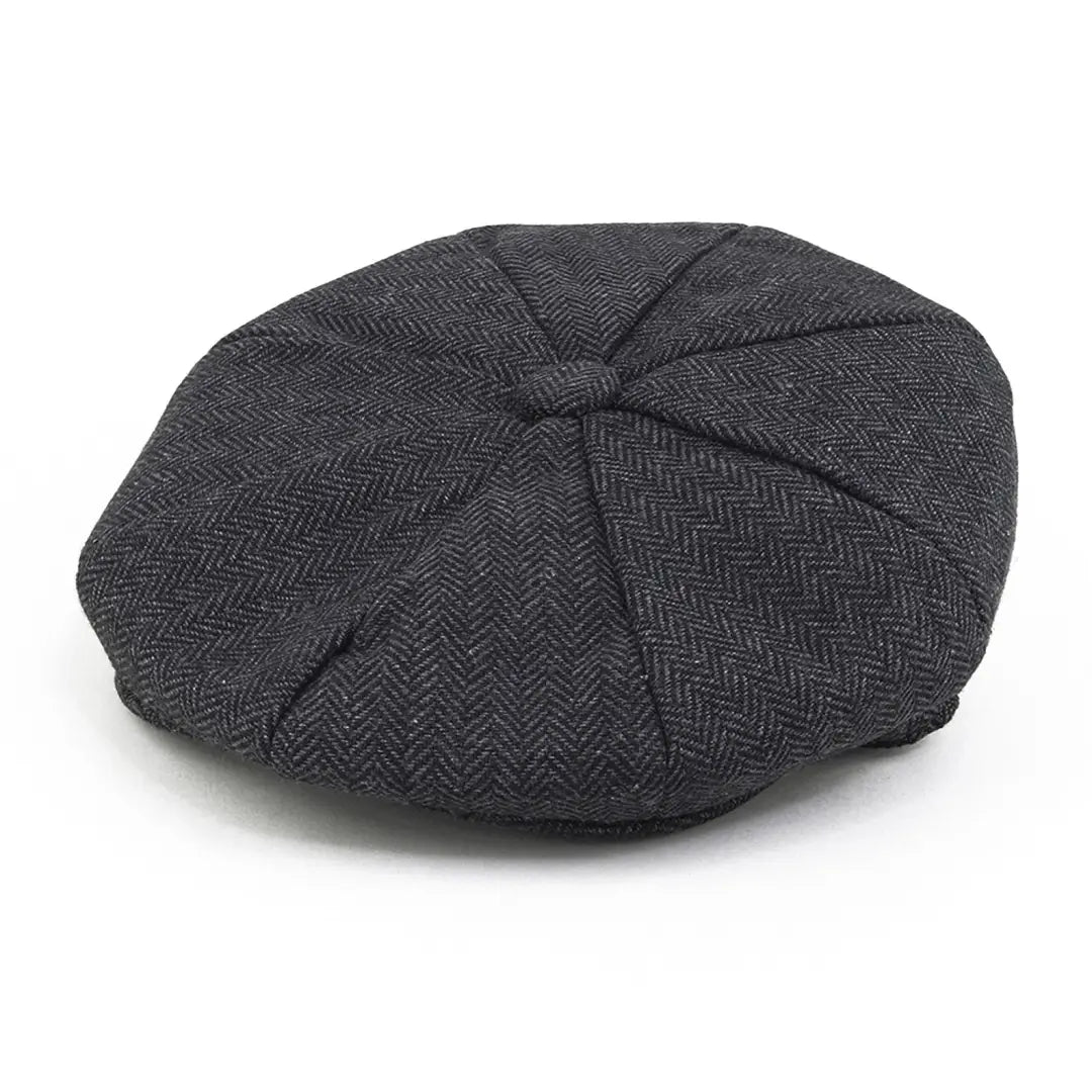 Stretchy headbands for winter-British Bag Co. 8 Panel Herringbone Cap