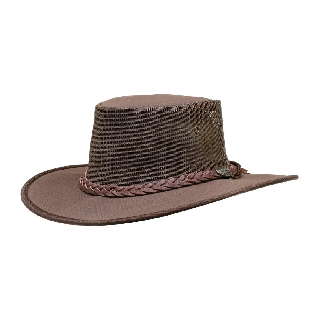 Beanies with cool textures-Barmah Drovers Foldaway Cooler Canvas Hat