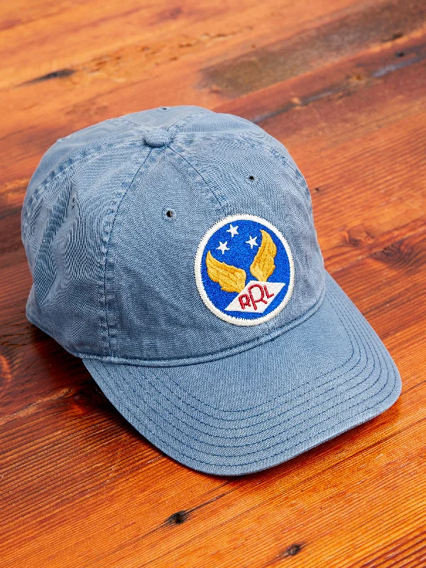 Baseball caps summer trend-Twill Baseball Cap in Midnight Blue