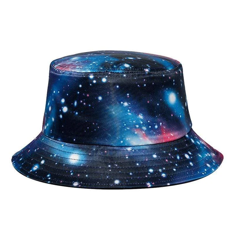 mens hats with stretch fit-Men's Hip Hop Starry Sky Printed Hat