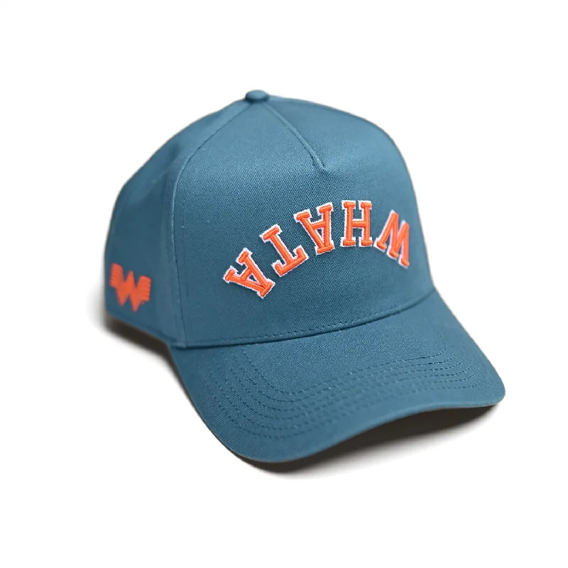 Non-slip headbands for women-True Brvnd® Blue Whataburger Snapback Hat