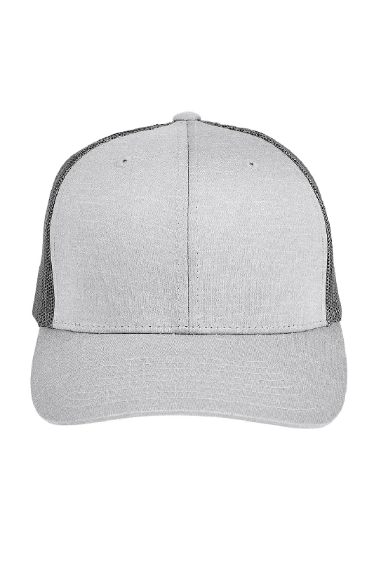 mens hats for sea urchin fishing-Team 365 Mens Zone Sonic Moisture Wicking Snapback Hat - Heather Grey/Graphite Grey