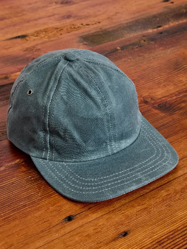 Baseball caps company swag-Baseball Hat in Wax Canvas Harbor Blue