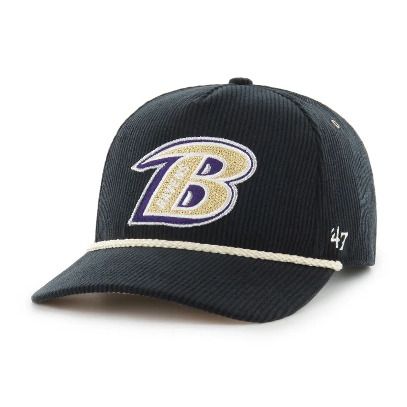 Wide headbands for women-Stoney Clover Lane X '47 Baltimore Ravens Touch Down Hitch Hat