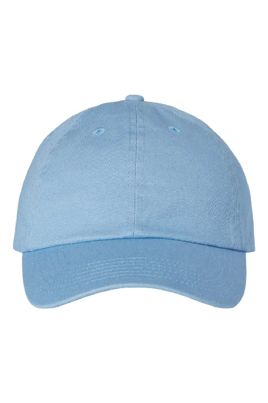 mens hats in terry cloth-Valucap Mens Adult Bio-Washed Classic Adjustable Dad Hat - Sky Blue