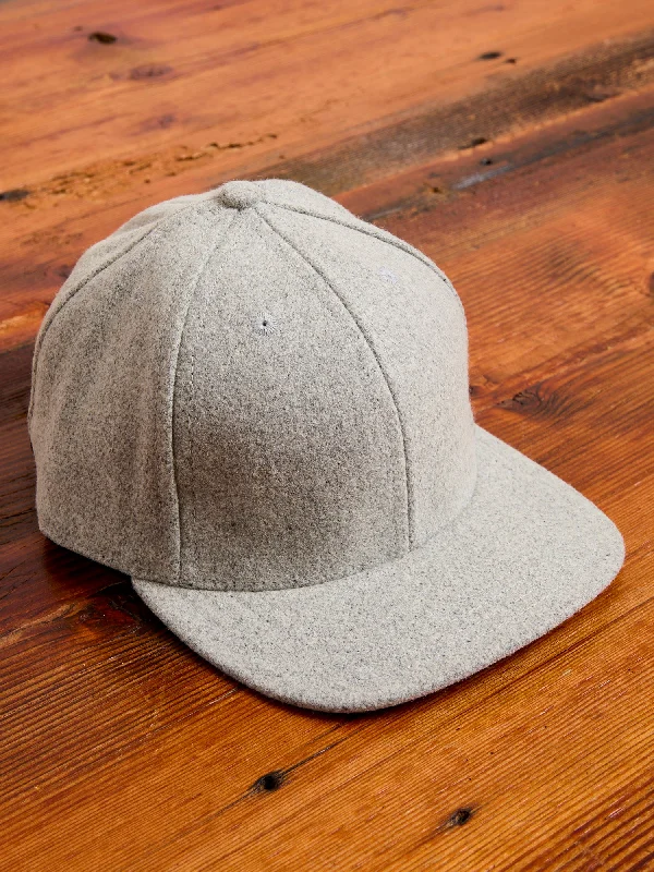 Baseball caps back pouch-Baseball Hat in Light Oxford Grey