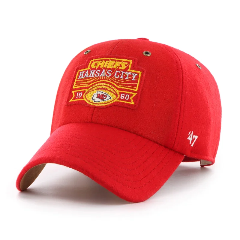 Knit headbands for warmth-Stoney Clover Lane X '47 Kansas City Chiefs Field Goal Clean Up Hat