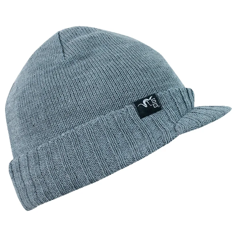 Beanies with earthy prints-Stone Glacier Ram Brimmed Beanie