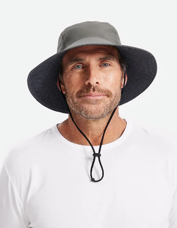 mens hats with heavy fabric-Explorer Sun Hat UPF 50+