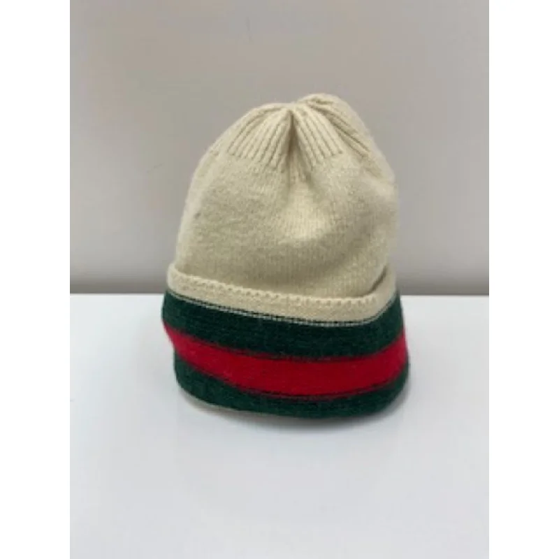 Wool Hats in amber tan-365 Days Gucci Stripe Wool Beanie