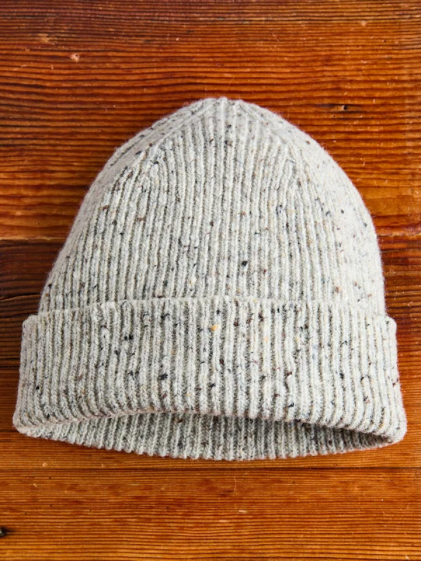 Wool Hats with vent weaves-"Out of the Blue" Wool Beanie in Sand