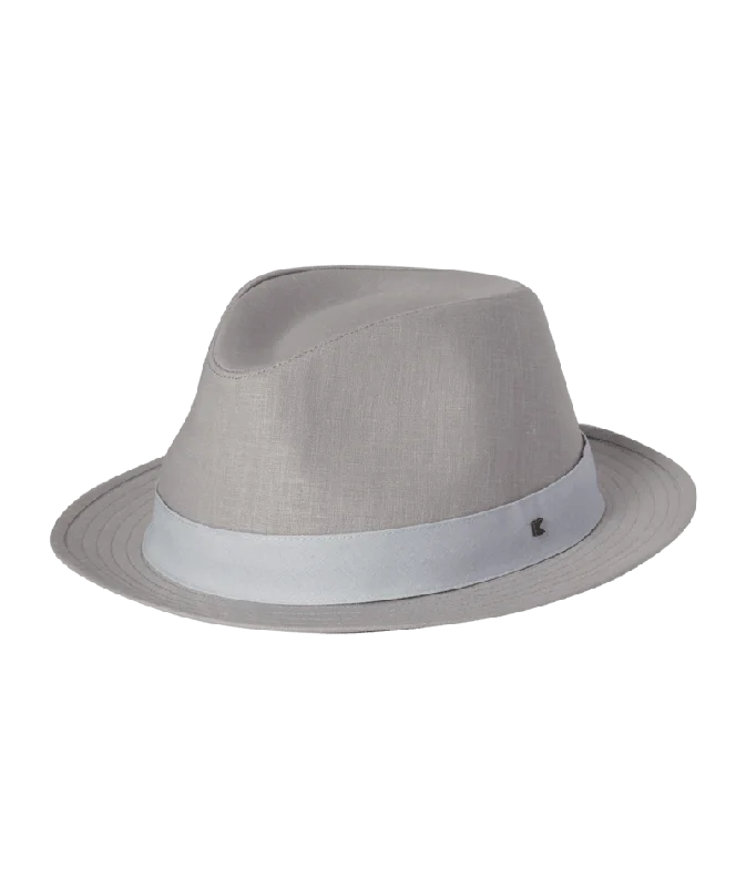 mens hats in chambray-Kooringal Summer Men's Fedora - 5th Avenue