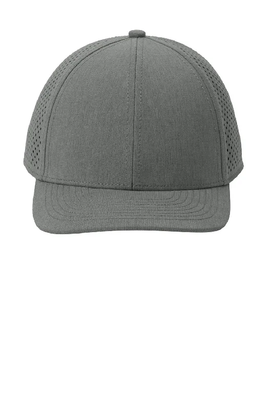 mens hats for morning walks-Ogio Mens Performance Moisture Wicking Adjustable Hat - Heather Gear Grey - New