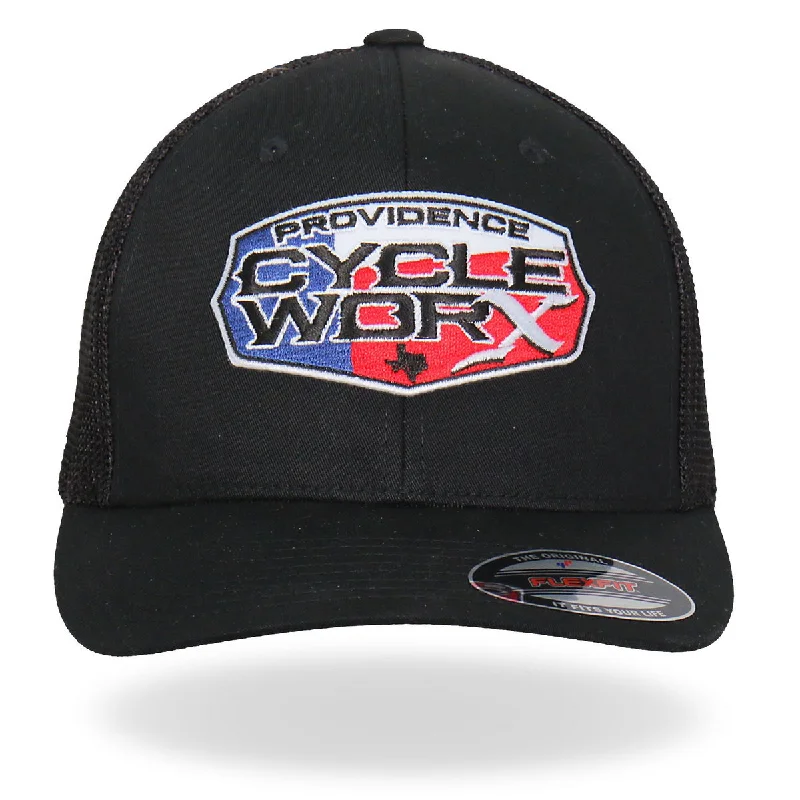 Beanies for snowy runs-Hot Leathers PWA1005 Official Providence Cycle Worx Texas Patch Hat