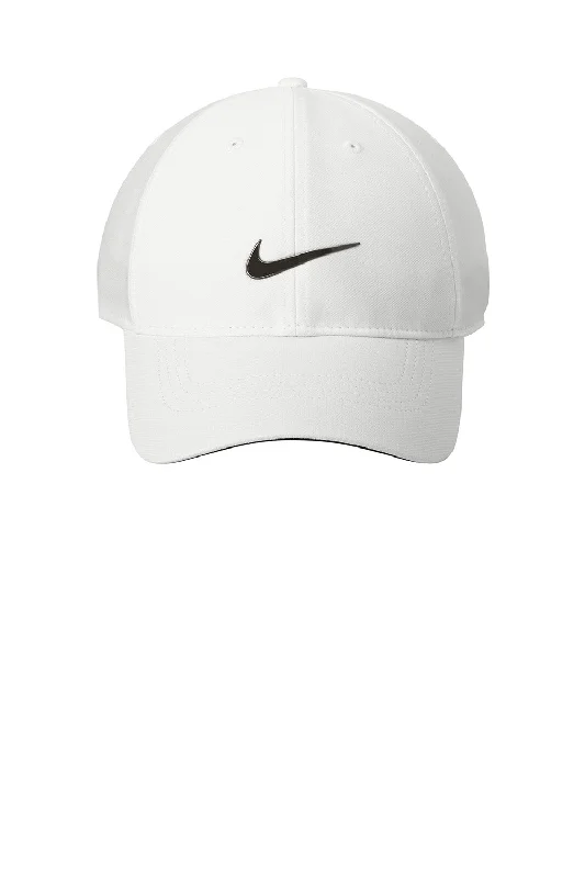 mens hats with low profile-Nike Mens Dri-Fit Performance Adjustable Hat - White - New