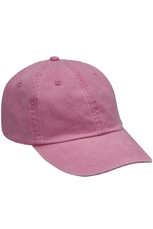 mens hats with dynamic patterns-Adams Mens Adjustable Hat - Hot Pink