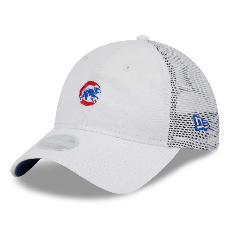 Womens hats in white-Chicago Cubs Women's Walking Bear Active 9TWENTY Adjustable Cap