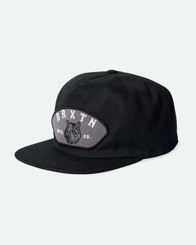 mens hats with rigid frame-Station Netplus Snapback