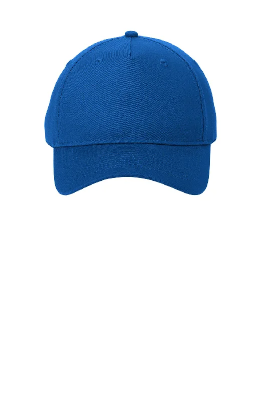 mens hats in blue-Port & Company Mens Twill Adjustable Hat - Royal Blue