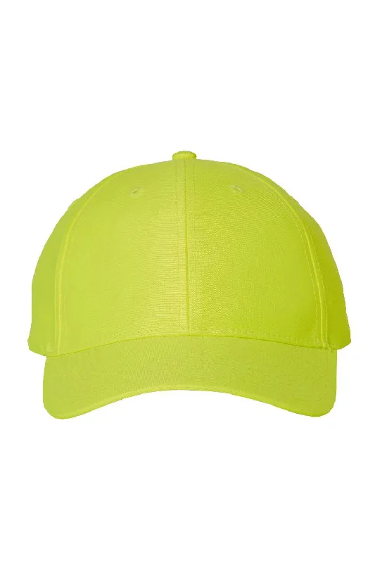 mens hats with refined colors-Kati Mens Adjustable Safety Hat - Neon Yellow