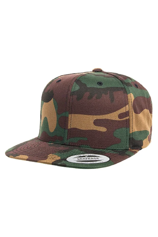 mens hats with insulated lining-Yupoong Mens Adjustable Hat - Camo