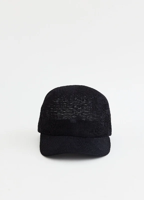 Baseball caps foldable-Mesh Knit Baseball Cap