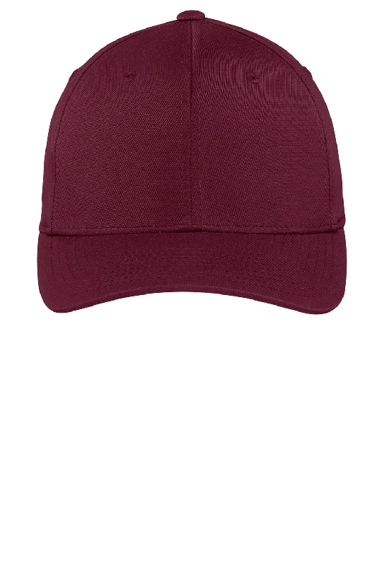 mens hats with chic colors-Sport-Tek Mens Moisture Wicking Stretch Fit Hat - Maroon