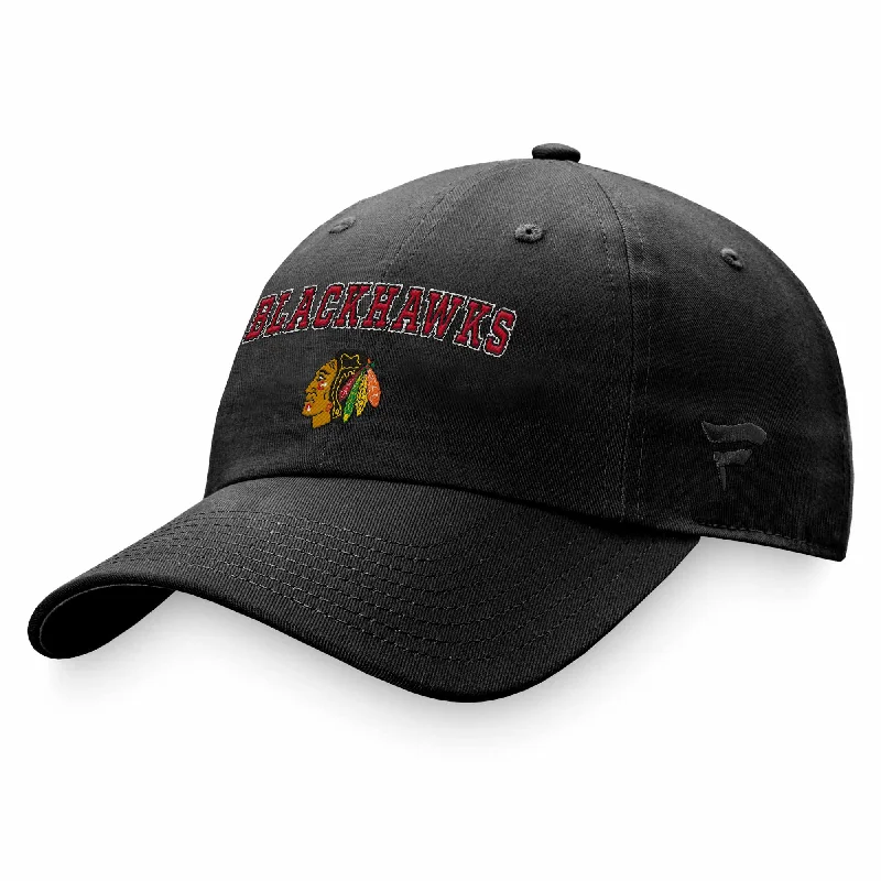 Womens hats for travel-Chicago Blackhawks Women's Fundamental Adjustable Cap