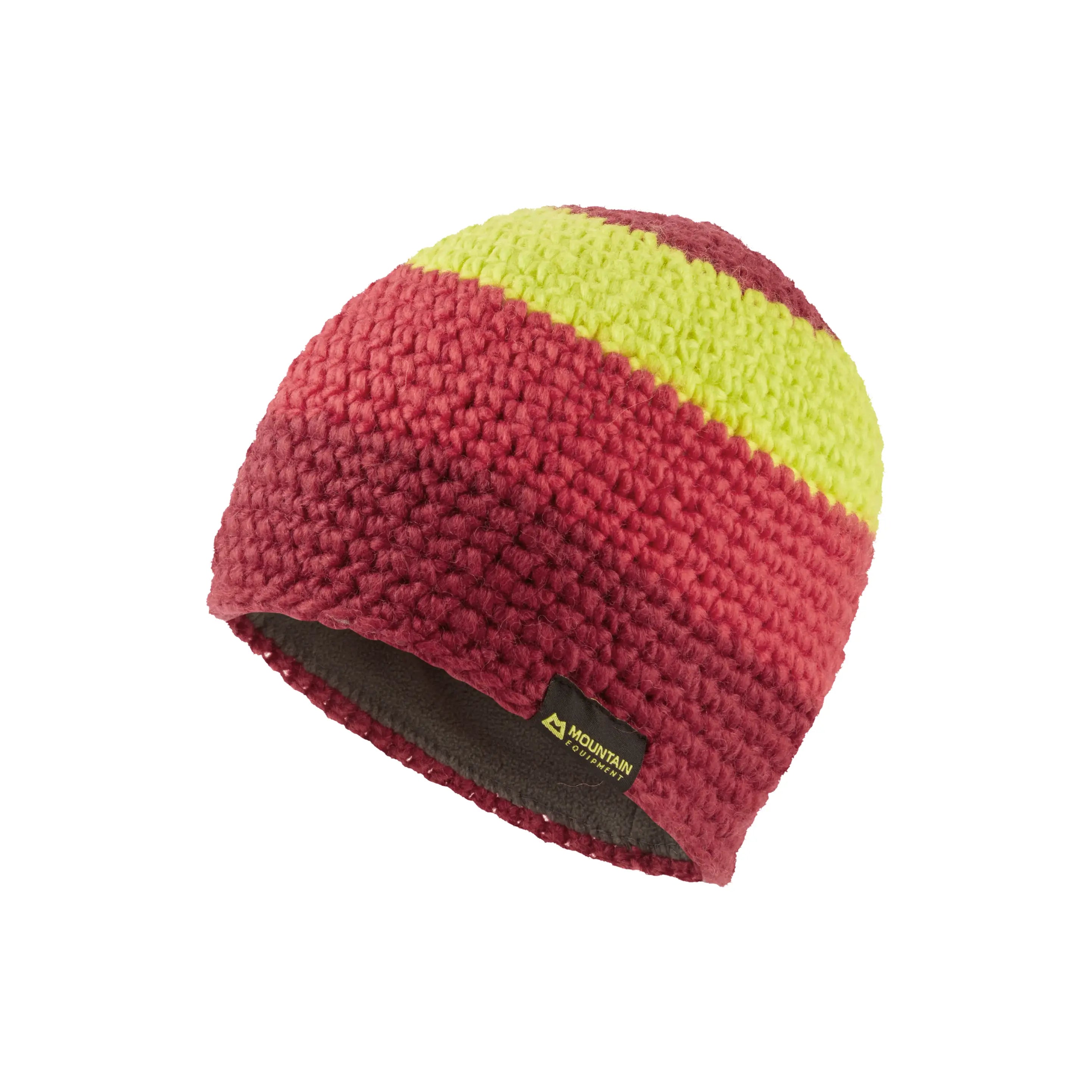 Elastic headbands for exercise-Mountain Equipment Flash Women's Beanie Hat - Rhubarb/Hibiscus/FGreen