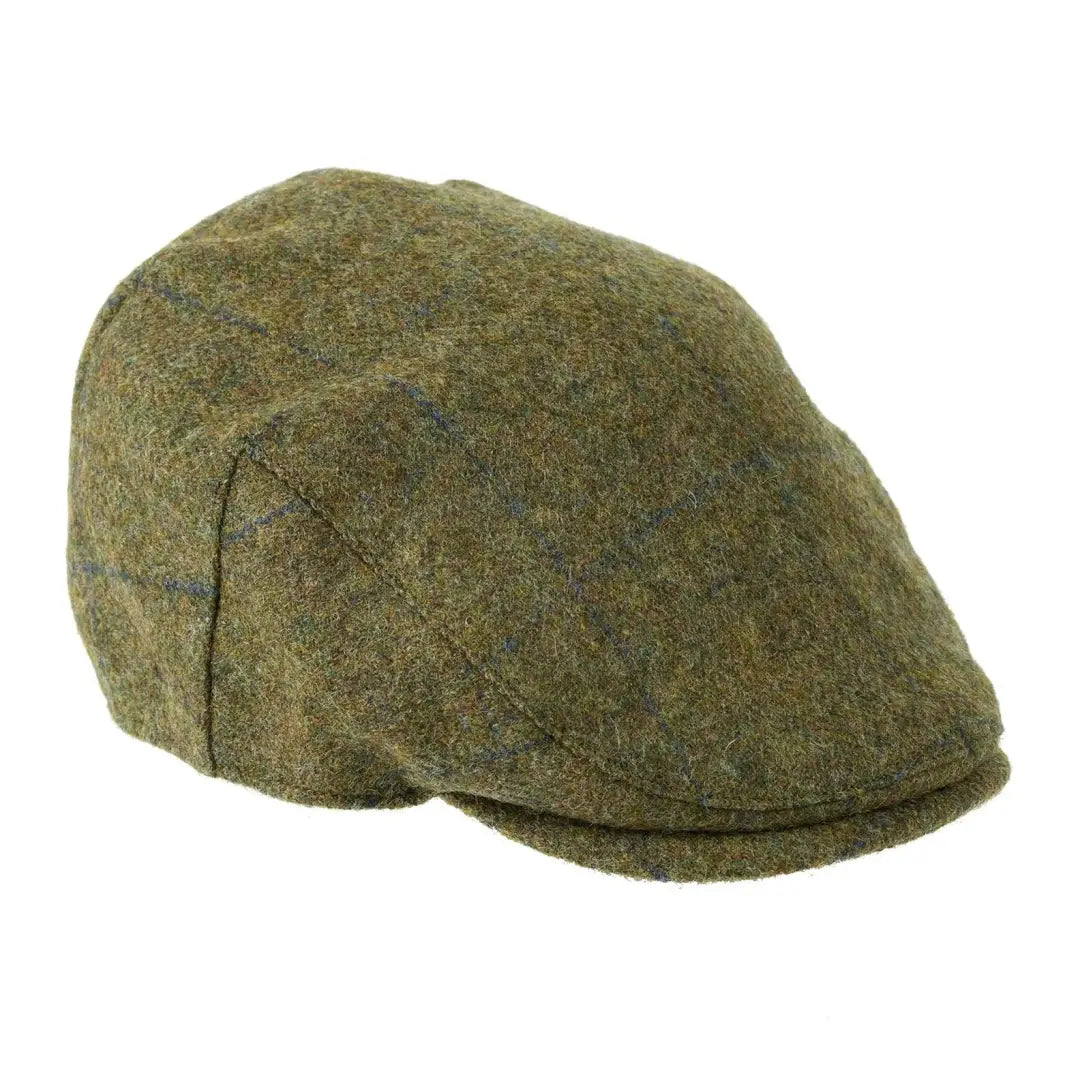 Knotted headbands for teens-Heather Kinloch Waterproof British Tweed Flat Cap