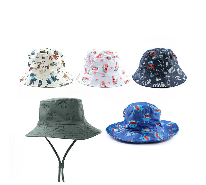 Bucket hats with unique patterns-TARRAMARRA® Kids Sun Protection Bucket Cap Hat