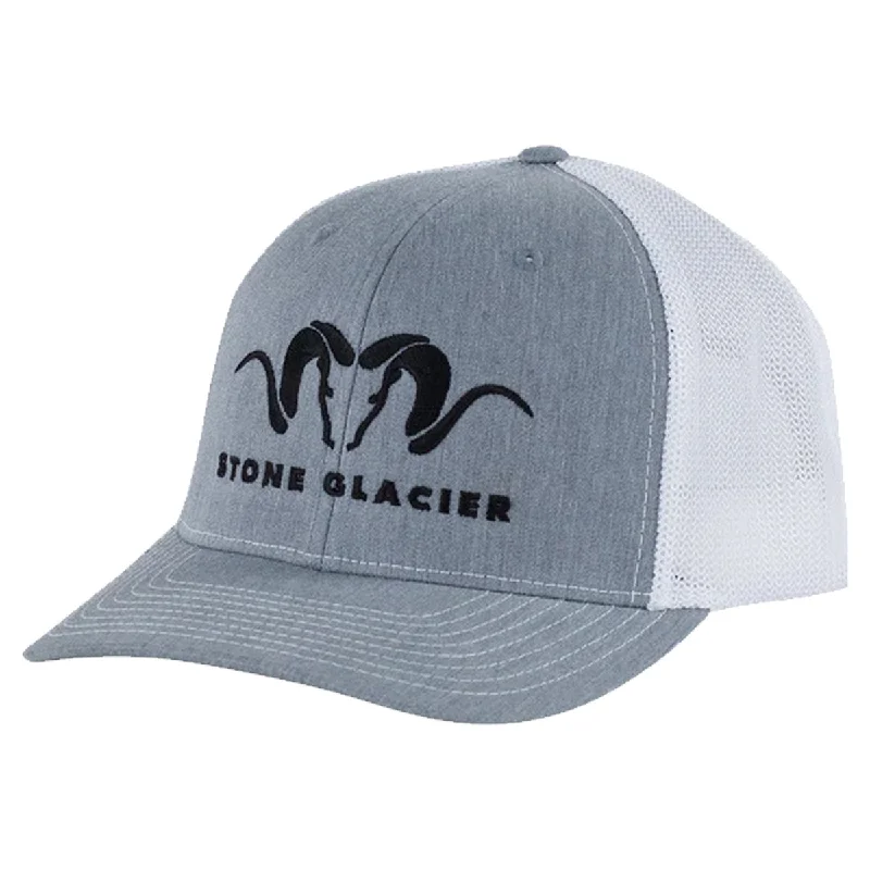 Glitter headbands for kids-Stone Glacier Full Ram Trucker Hat