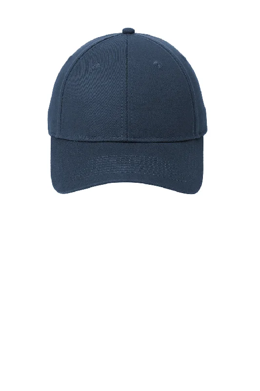 mens hats for canoeing-Port & Company Mens Twill Adjustable Hat - Navy Blue