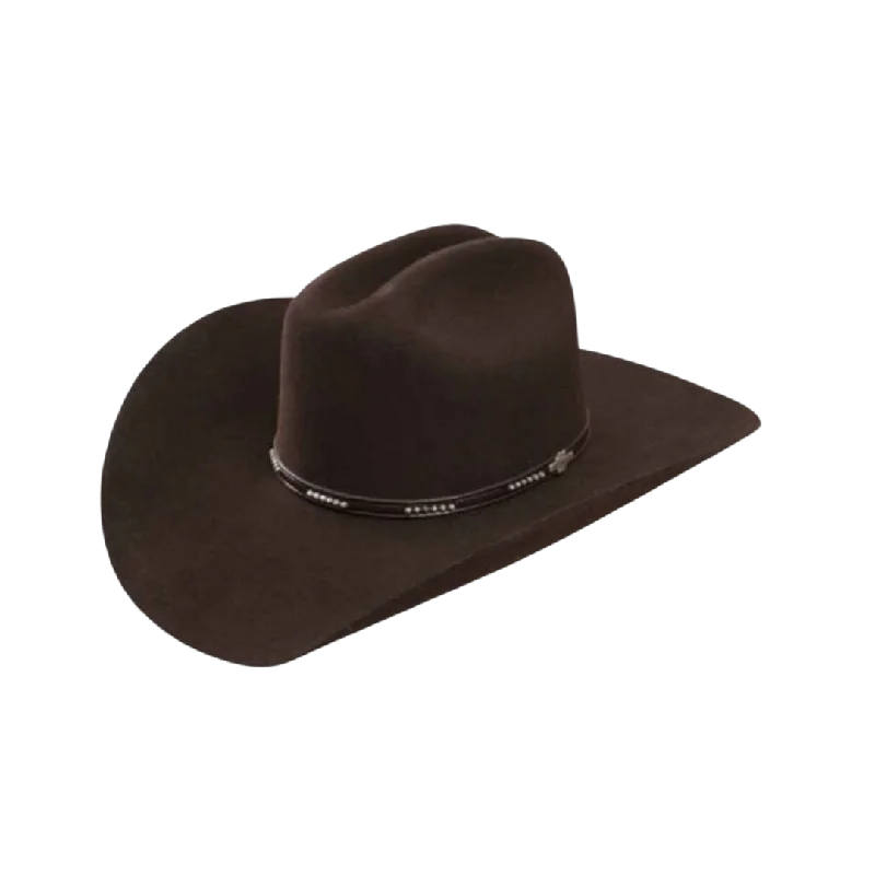 Wool Hats for warm peaks-Stetson Llano Men's Wool Chocolate Hats