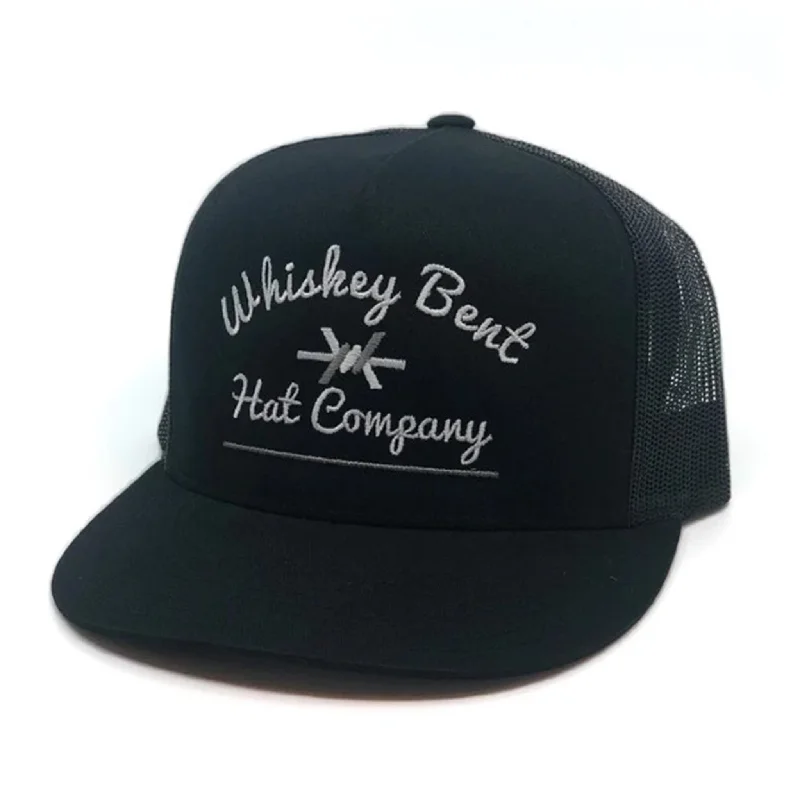 Beanies for chilly nights-Whiskey Bent Hat Co Black Barbwire Cap